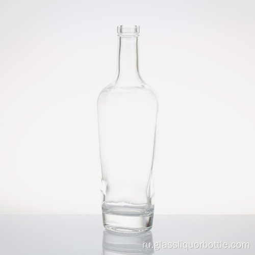 75Cl прозрачная бренди стеклянная бутылка
